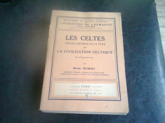 LES CELTES DEPUIS L&amp;#039;EPOQUE DE LA TENE ET LA CIVILISATION CELTIQUE - HENRI HUBERT foto