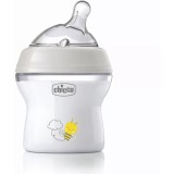 Biberon cu tetina din silicon Chicco Natural Feeling PP, 150ml, unisex, 0 luni+, 0% BPA