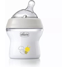 Biberon cu tetina din silicon Chicco Natural Feeling PP, 150ml, unisex, 0 luni+, 0% BPA