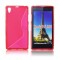 Husa Silicon S-Line Sony Xperia Z1 Mini (Compact) Rosu