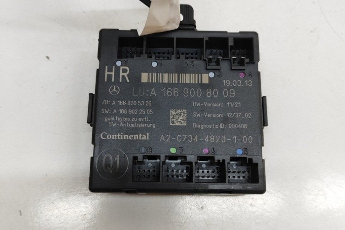 Modul de control ușă dreapta spate MERCEDES-BENZ M W166 2013 OEM: A1669008009,A1668205326,A1669022505,A2C7344820100 | 32092551