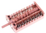 Comutator Cuptor Aragaz Zanussi Electrolux AEG 140126652035, 7+0 trepte, Piese de schimb originale
