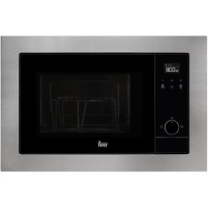 Cuptor cu microunde incorporabil Teka MS 620 BIS, 20 l, 700 W, Digital, Touch Control cu afişaj TFT, Grill Quartz, Negru/Inox