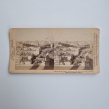 Fotografie de colectie stereoscopica, Peisaj din Moscova "Bijuteria Tarilor", Rusia, Europa, ca. 1890