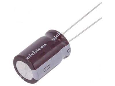 Condensator electrolitic THT 100uF 220VDC 12.5x31.5mm foto