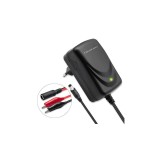 &Icirc;ncărcător automat Qoltec pentru baterie AGM GEL STD 12V | 1A | Redresor cu indicator LED