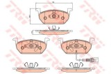 Set placute frana,frana disc AUDI A3 Cabriolet (8V7) (2013 - 2016) TRW GDB2080
