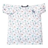 Cumpara ieftin Baveta impermeabila cu maneci scurte Bibado, potrivita pentru copii cu varsta intre 6 luni si 3 ani, multicolor