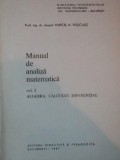 ANALIZA MATEMATICA VOL. I de MARCEL N. ROSCULET, BUC. 1967