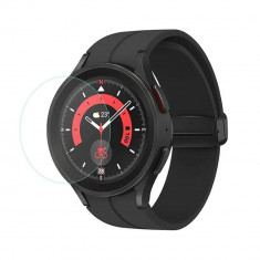 Folie de protectie ecran compatibila din sticla securizata 9h 2.5d pentru ceas smartwatch samsung galaxy watch 5 pro 45mm