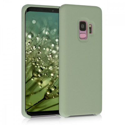 Husa pentru Samsung Galaxy S9, Silicon, Verde, 44182.172, kwmobile foto