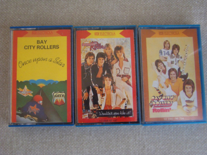 BAY CITY ROLLERS - 3 Casete Originale Bell Germany