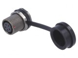 Soclu ST12 mamă 5 PIN IP67 5A 180V