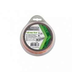 Fir motocoasa, trimmer, profil patrat, 2mmx15m, Raider Garden Tools, 110281