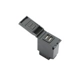 Priza &icirc;ncarcator universala cu 2 porturi USB 5V 3.1A, montaj &icirc;ncastrat