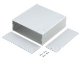 Carcasa cu Panou Fischer Elektronik TUF 120x120x42mm Gri Aluminiu Universala