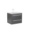 Dulap inferior Vario Clam 60 cu lavoar antracit-antracit