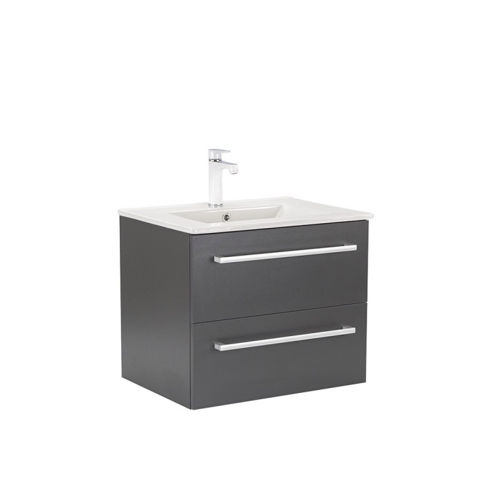 Dulap inferior Vario Clam 60 cu lavoar antracit-antracit