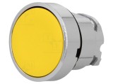 Comutator apăsare 22mm poziție stabilă galben