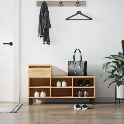 vidaXL Pantofar, stejar sonoma, 102x36x60 cm, lemn prelucrat 831375 foto