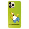 Husa compatibila cu Apple iPhone 11 Pro Max model Scared Homer Simson, Silicon, TPU, Viceversa, Transparent, Carcasa