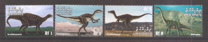 Maldive1999 - Animale preistorice, MNH