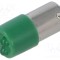 Lampă LED verde T10 BA9S 230V AC plastic CML INNOVATIVE TECHNOLOGIES