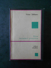 VICTOR SAHLEANU - ETICA CERCETARII STIINTIFICE foto