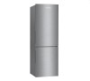 Combina frigorifica Samus SCX396NFE, 293L, Full No Frost, Clasa E, Termostat, 3 sertare congelator, H 185cm, Inox/Argintiu