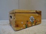 Cutie de lemn de depozitare