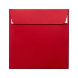 Plic color PC1616B, bordo, 120g/mp, 160x160mm, autoadeziv, set 25 buc