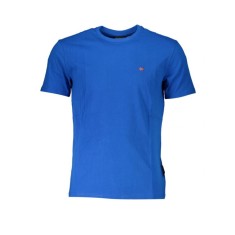 Tricou barbati, cu mini logo, Regular fit, Albastru inchis, S
