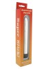 Super Slick - Vibrator clasic, argintiu, 17 cm