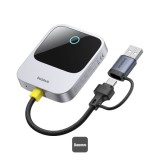 ADAPTOR CARPLAY wireless Baseus SafeJourney, transforma conexiunea Apple carplay cu fir in wireless, BT 5.0, conexiune auto USB Type-C sau USB &quot;C10745