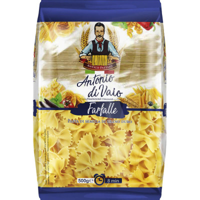 Paste Antonio Di Vaio Farfalle, 500g, Paste Grau, Paste Grau Dur, Paste Farfalle, Paste Antonio Di Vaio, Paste Dure, Paste din Grau, Paste Fainoase, P foto