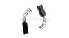 Z&acirc;na cărbunelui (2 Bucată) 16 x 6.3 x 6.3mm Bosch 1122, 1158.7, VHBW