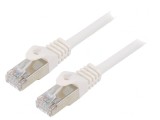 Patch Cord F/UTP Cat6 5m Alb RJ45, Gembird