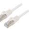 Patch Cord F/UTP Cat6 5m Alb RJ45