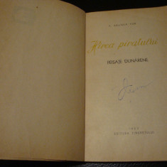 F. Brunea Fox - Harca piratului - Peisaje Dunarene - 1957 - editie princeps