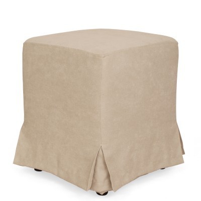 TABURET CUBE T - STOFA - DIVERSE CULORI - Stofa S17-bej foto
