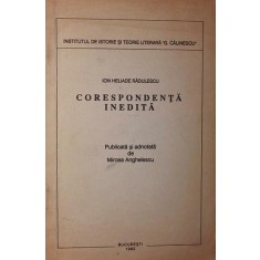 CORESPONDENTA INEDITA