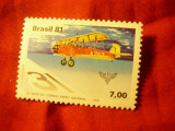 Serie 1 valoare Brazilia 1981 - Aviatie, Nestampilat