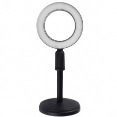 Lampa circulara LED 16 cm diametru, suport universal cu talpa si filet 1 4 inclus
