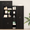 VidaXL Bufet cu sertar Stejar negru 30 x 42.5 x 185 cm Lemn compozit 868741