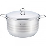 Oala cu capac din INOX Cratita 23l 38cm Grunberg GR8138