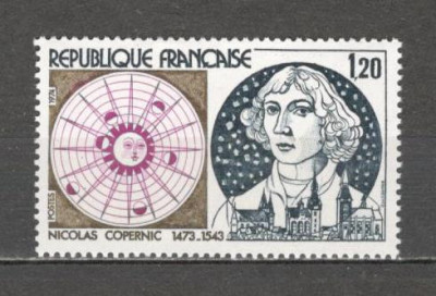 Franta.1974 500 ani nastere N.Copernic-astronom XF.377 foto