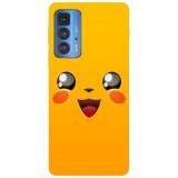 Husa compatibila cu Motorola Edge 20 Lite model Pika Pika, Silicon, TPU, Viceversa, Transparent, Carcasa