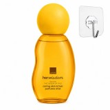 Set cadou auriu Avon HerWisdom Sim Sim, spray parfumat piele si par 100 ml, floarea Nilului, nuci de caju, cuier transparent 5.6 x 5.6 cm autoadeziv