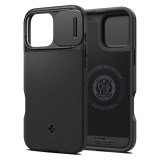 Husa iphone 16 pro - spigen optik armor magsafe - black