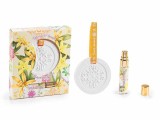 Cumpara ieftin Set difuzor din ipsos suspendabil cu ulei parfumat Vanilie 5 ml